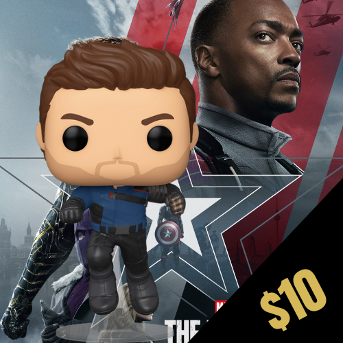 The Falcon and Winter Soldier Winter Soldier (Jumping) Funko Pop! Vinyl Figure