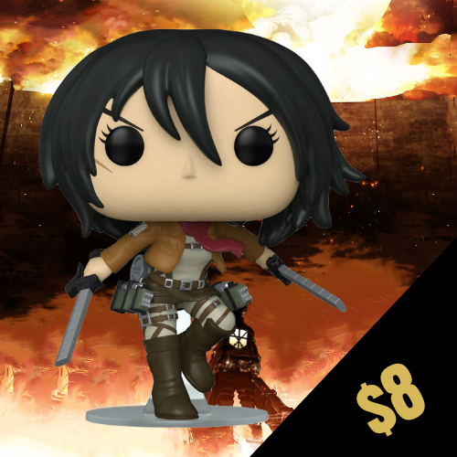 Attack on Titan Mikasa Ackermann with Swords Pop! Vinyl Figure